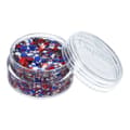 Chunky Glitter Cream Red, White & Blue