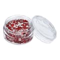 Chunky Glitter Cream Red & White