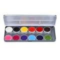 Aqua Face- and Bodypaint palette 12 colours SPARKLING FACES by Svetlana Keller