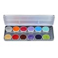 Aqua Face- and Bodypaint palette 12 colours SYLLIE FACES by Syl Verberk