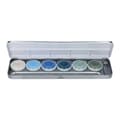 Aqua Face- and Bodypaint Luxery Blue Lagoon palette 6 colours