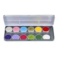 Aqua Face- and Bodypaint palette 12 colours BOTANICAL