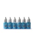 Sparkling glitter iridescent skyblue