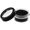 BLACK Biodegradable Face- and Bodyglitter Fine 6ml.