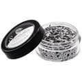 SILVER Biodegradable Face- and Bodyglitter 6ml.