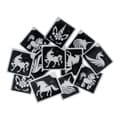 Unicorn Glitter Tattoo Stencils (12 pcs)