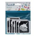 Unicorn Glitter Tattoo Stencils (12 pcs)