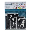 Pirate Glitter Tattoo Stencils (12 pcs)