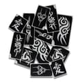Tribals Glitter Tattoo Stencils (12 pcs)