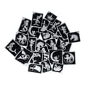 Fantasy Fairytale XL Glitter Tattoo Stencils (24 pcs)