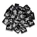 Halloween XL Glitter Tattoo Stencils (24 pcs)