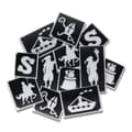 Sinterklaas Glitter Tattoo Stencils (12 pcs)
