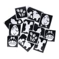 Easter Glitter Tattoo Stencils (12 pcs)