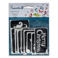 Christmas XL Glitter Tattoo Stencils (24 pcs)