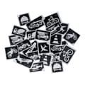 On the Road XL Glitter Tattoo Stencils (24 pcs)