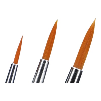 Synthetic brush set #2,4,6
