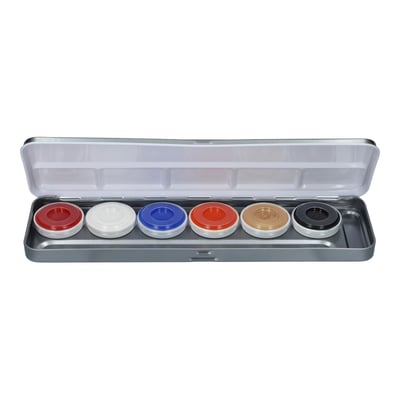 Aqua Face- and Bodypaint HOLLAND palette 6 colours