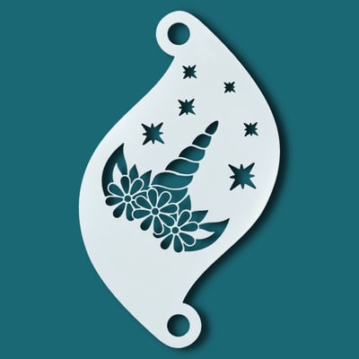 Face Paint Stencil BLOSSOM (UNICORN)