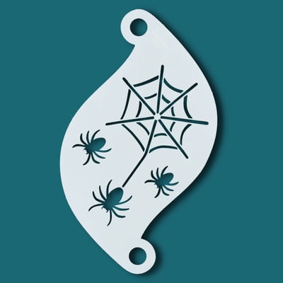 Face Paint Stencil SCARY SPIDER
