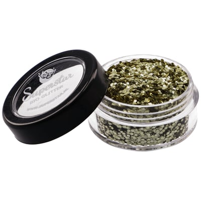 GOLD Biodegradable Face- and Bodyglitter 6ml.