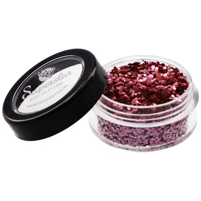 ROSE PINK Biodegradable Face- and Bodyglitter 6ml.