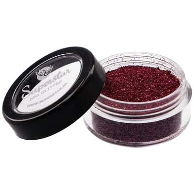 DARK ROSE Biodegradable Face- and Bodyglitter Fine 6ml.