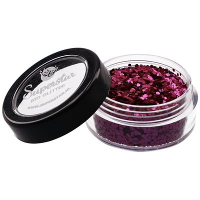 DARK ROSE Biodegradable Face- and Bodyglitter 6ml.