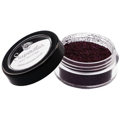 Fine Fuchsia biodegradable Face- and Bodyglitter 6ml.