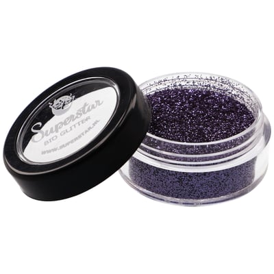 VIOLET Biodegradable Face- and Bodyglitter Fine 6ml.