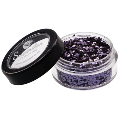 VIOLET Biodegradable Face- and Bodyglitter 6ml.