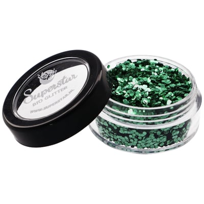 SPRING GREEN Biodegradable Face- and Bodyglitter 6ml.