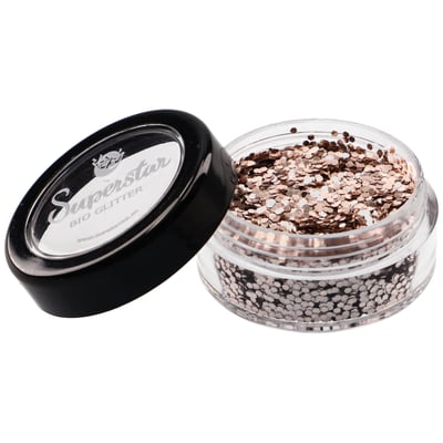 ROSE GOLD Biodegradable Face- and Bodyglitter 6ml.
