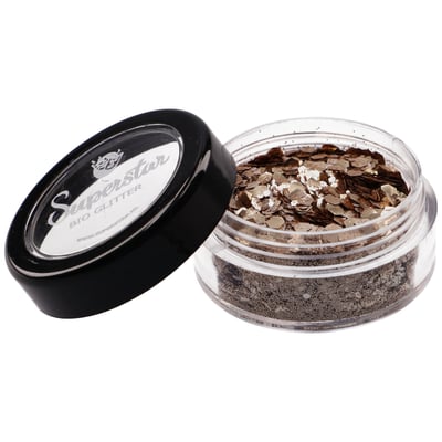 ROSE GOLD Biodegradable Face- and Bodyglitter Chunky Mix 6ml.