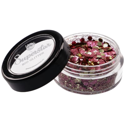 ROSE PETALS Biodegradable Face- and Bodyglitter Chunky Mix 6ml.