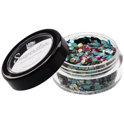 RAINFOREST Biodegradable Face- and Bodyglitter Chunky Mix 6ml.