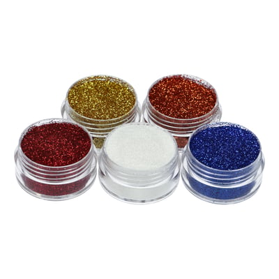 Celebration Glitter Set for Glitter Tattoo 5 x 5ml