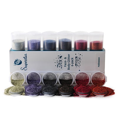 Halloween Fine Glitter Mix 6-pack 90 ml
