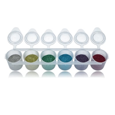 Biodegradable Happy Fine Glitter mix 90 ml.