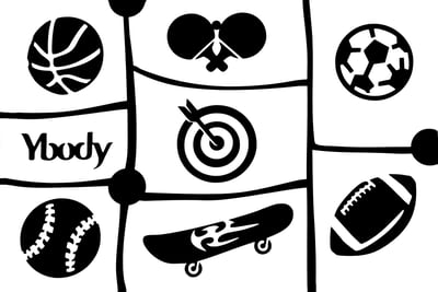 A5 Theme Stencil Sports