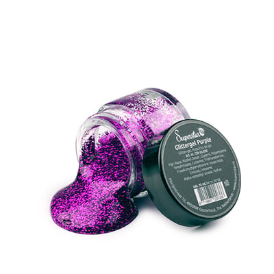 Glittergel Purple 15 ml
