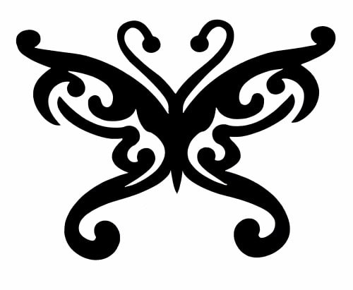 Glitter Tattoo stencils
