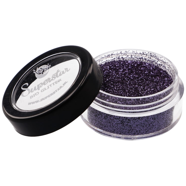 VIOLET Biodegradable Face- and Bodyglitter Fine 6ml.