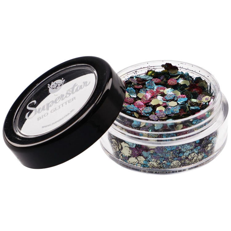 SPRING GARDEN Biodegradable Face- and Bodyglitter Chunky Mix 6ml.