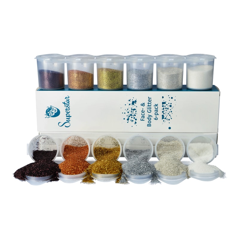 Precious Gem Glitter Mix Sixpack 90 ml.